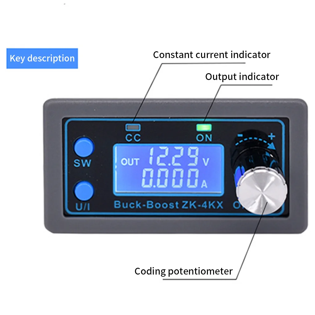 

DC Step Down Buck Boost Converter 30V 4A Module Solar Power Battery Charging Adjustable Regulator