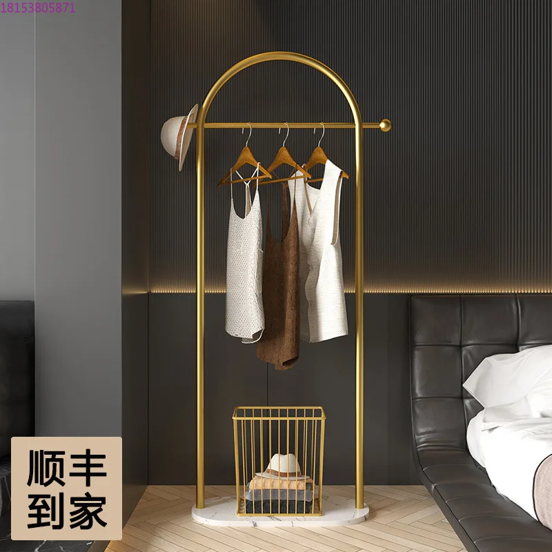 

Coat Rack Floor Framed Home Bedroom Hanger Marble Interior