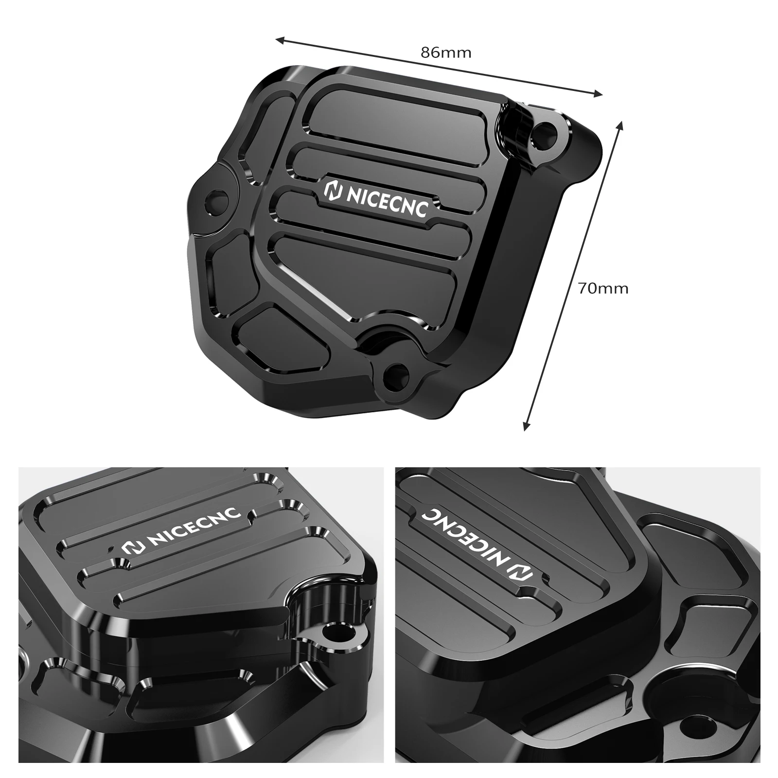 NICECNC 2024 For Husqvarna TE 300 TE 250 KTM EXC 300 XCW 300 Left Right Power Valve Cover Guard TX 300 SX XC 250 300 2023-2024