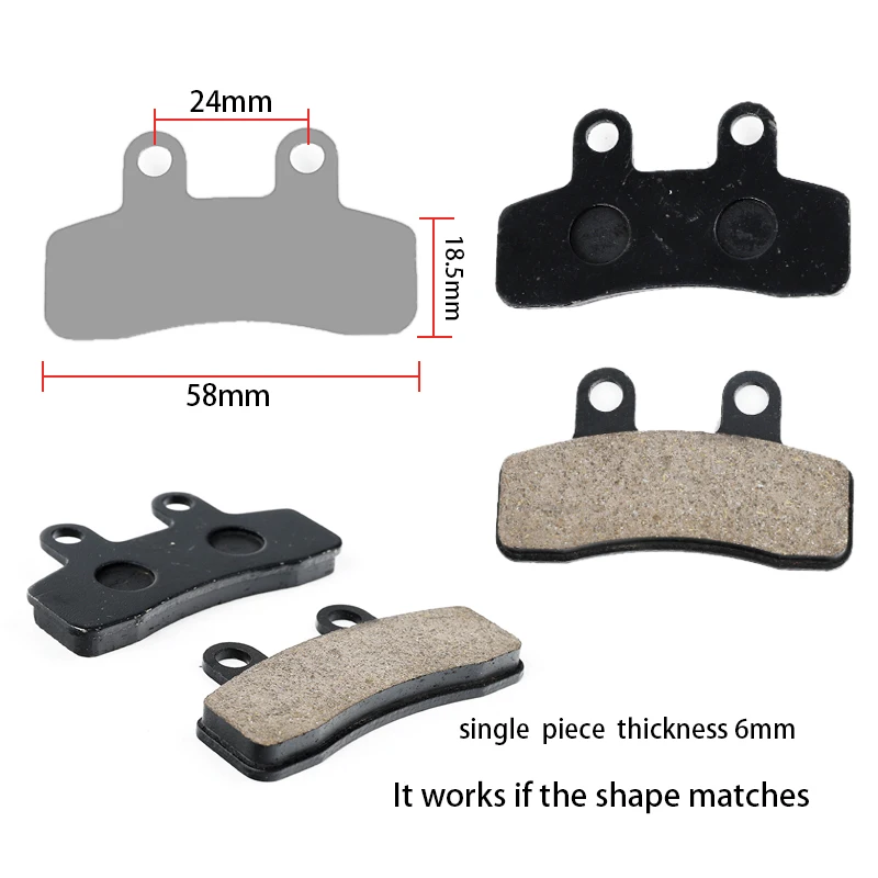 1 Pair Orion Front Brake Pads for 70cc 110cc 125cc Apollo SSR SDG Coolster Dirt Pit Bike