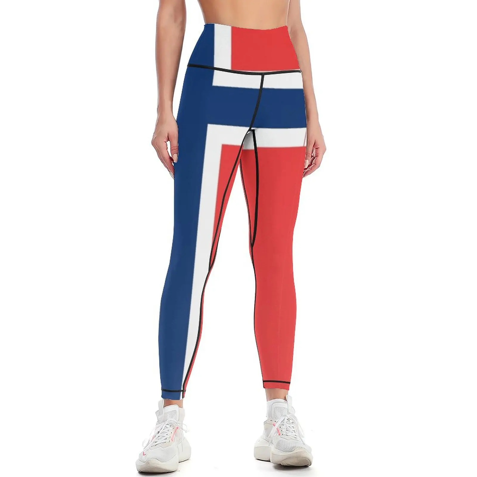 

Norwegian Flag Leggings active wear Golf wear Womens Leggings