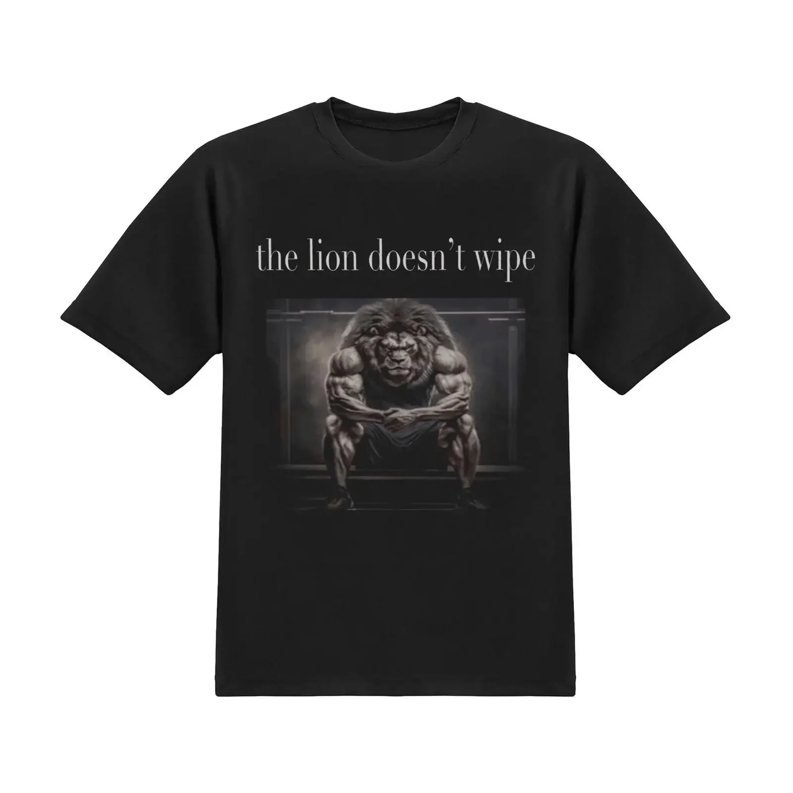 The Lion Does Not Concern Himself Meme T Shirt vintage Washed Comfortable Soft Breathable Casual Slightly Stretched