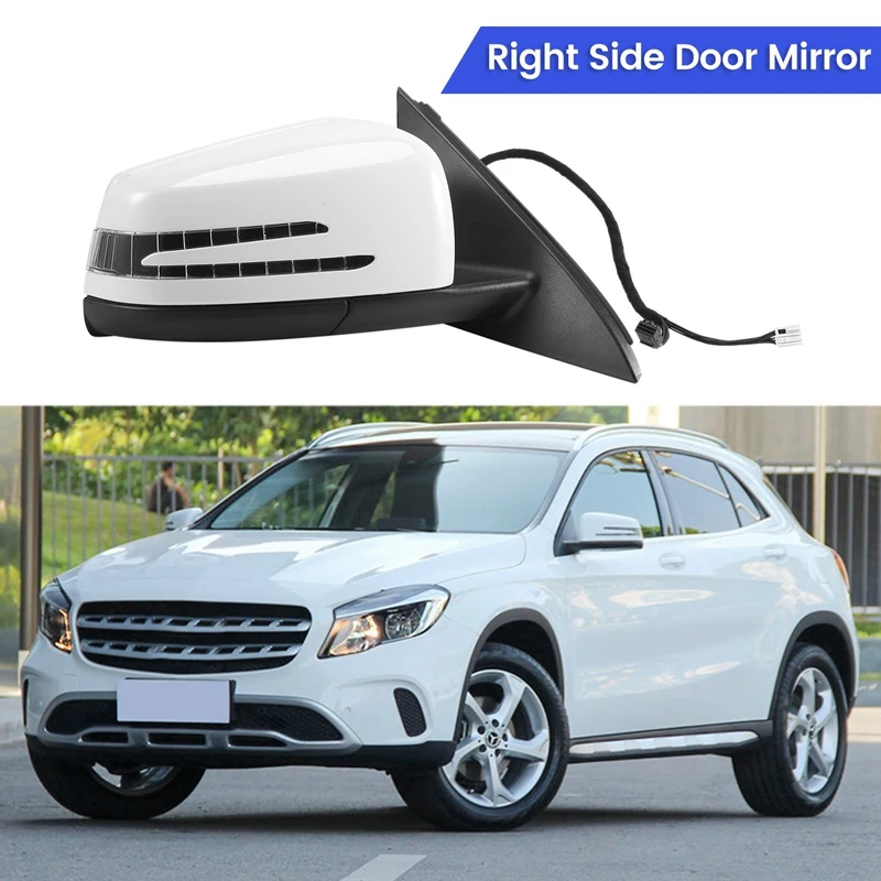 Car Power Folding Car Side Door Mirror For Mercedes Benz GLA X156 GLA200 GLA250 2015-2019