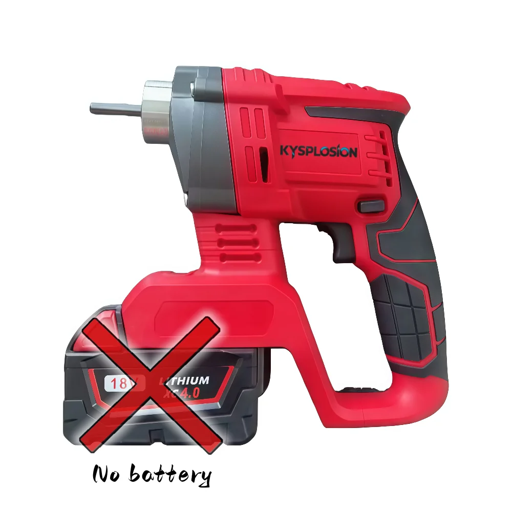 لميلووكي 18 فولت بطارية تعمل بالطاقة 600 واط هزاز الخرسانة بدون فرش-6000 دورة في الدقيقة ضاغط الاسمنت المحمول #6