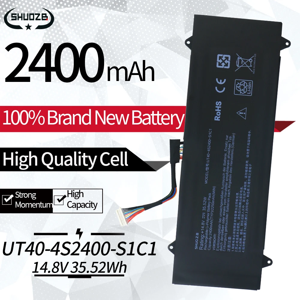 Bateria do Portátil para Haier X3-i33217g40532rdus x3 Vit P3400 Série 14.8v 35.52wh 2400mah Shuozb Novo Ut404s2400-s1c1