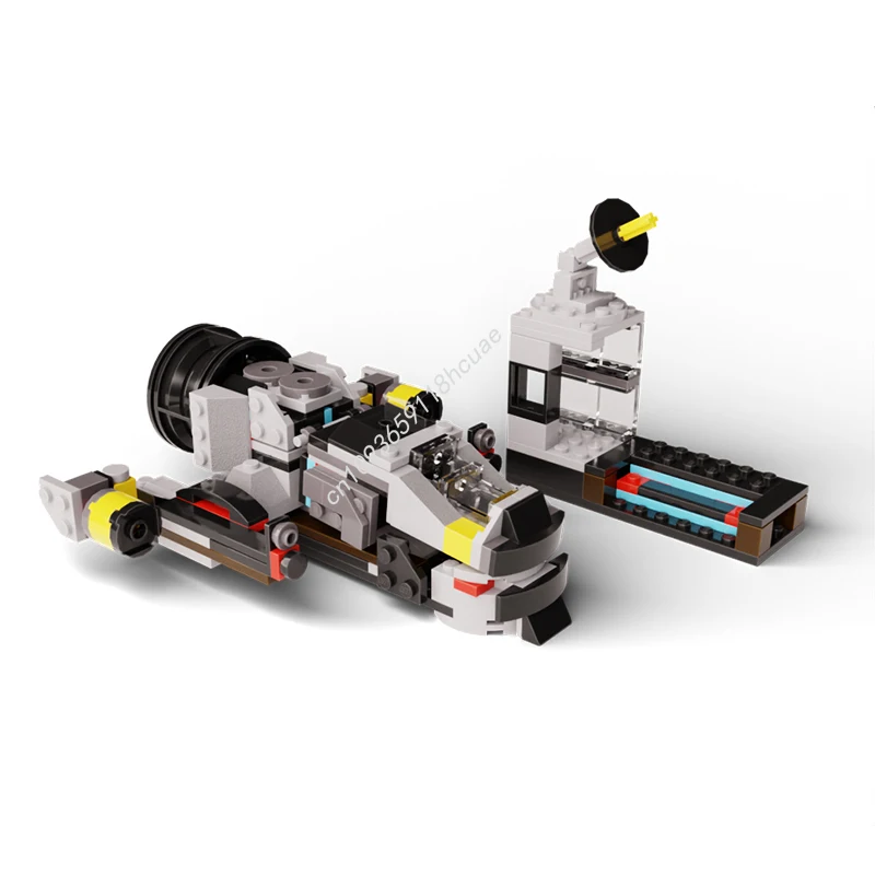 

202 шт. MOC Dark Matter Drifter Space Building Blocks Растворить проблему творчества подростковый коллекционер для взрослых Рождественская игрушка в подарок