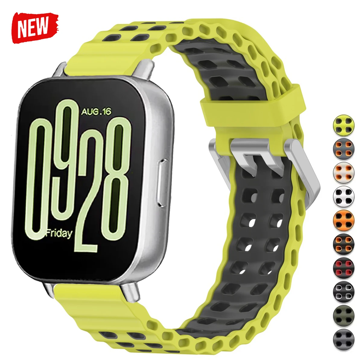 22mm Armband für Redmi Watch 5 Active 5 Lite Sportliches Silikonband für Redmi Watch 3 Active 3 Lite Correa Armband Handgelenksband 2026