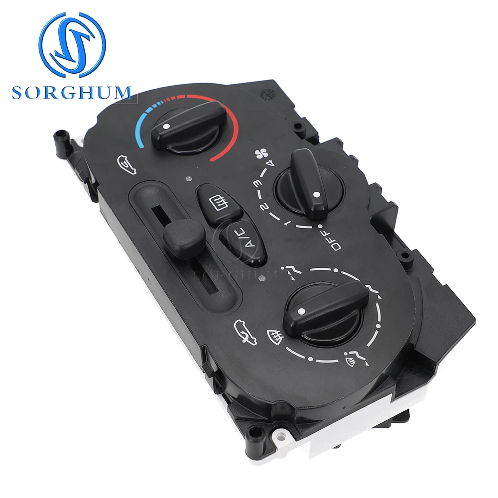 SORGHUM 6451WC panneau de chauffage Air A/C interrupteur de commande de climatisation pour Peugeot 206 207 307 C2 citroën Picasso OEM 9624675377 X6633H