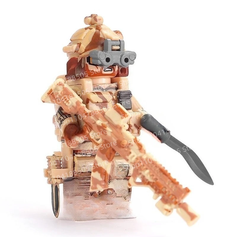 MOC Oficerowie sił specjalnych innych firm, żołnierze, lalki, zabawki edukacyjne, prezenty, ozdoby Power Armor, przedmioty kolekcjonerskie.