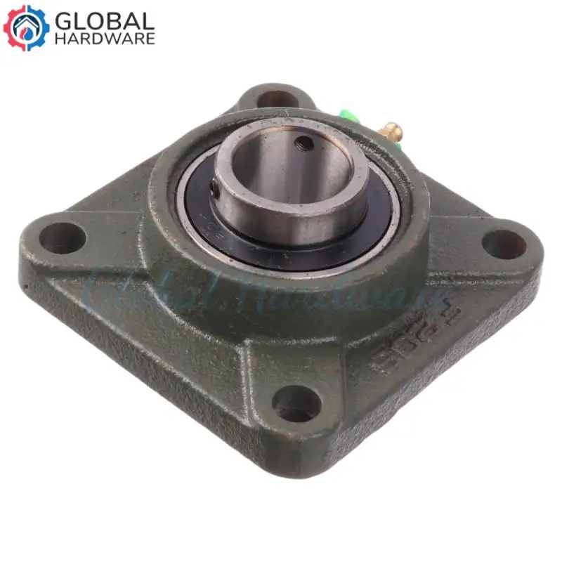 ตลับลูกปืน UCF206 ขนาด 29 มม. แบบ 4 รูยึด พร้อมหน้าแปลนสี่เหลี่ยมและปะเก็น