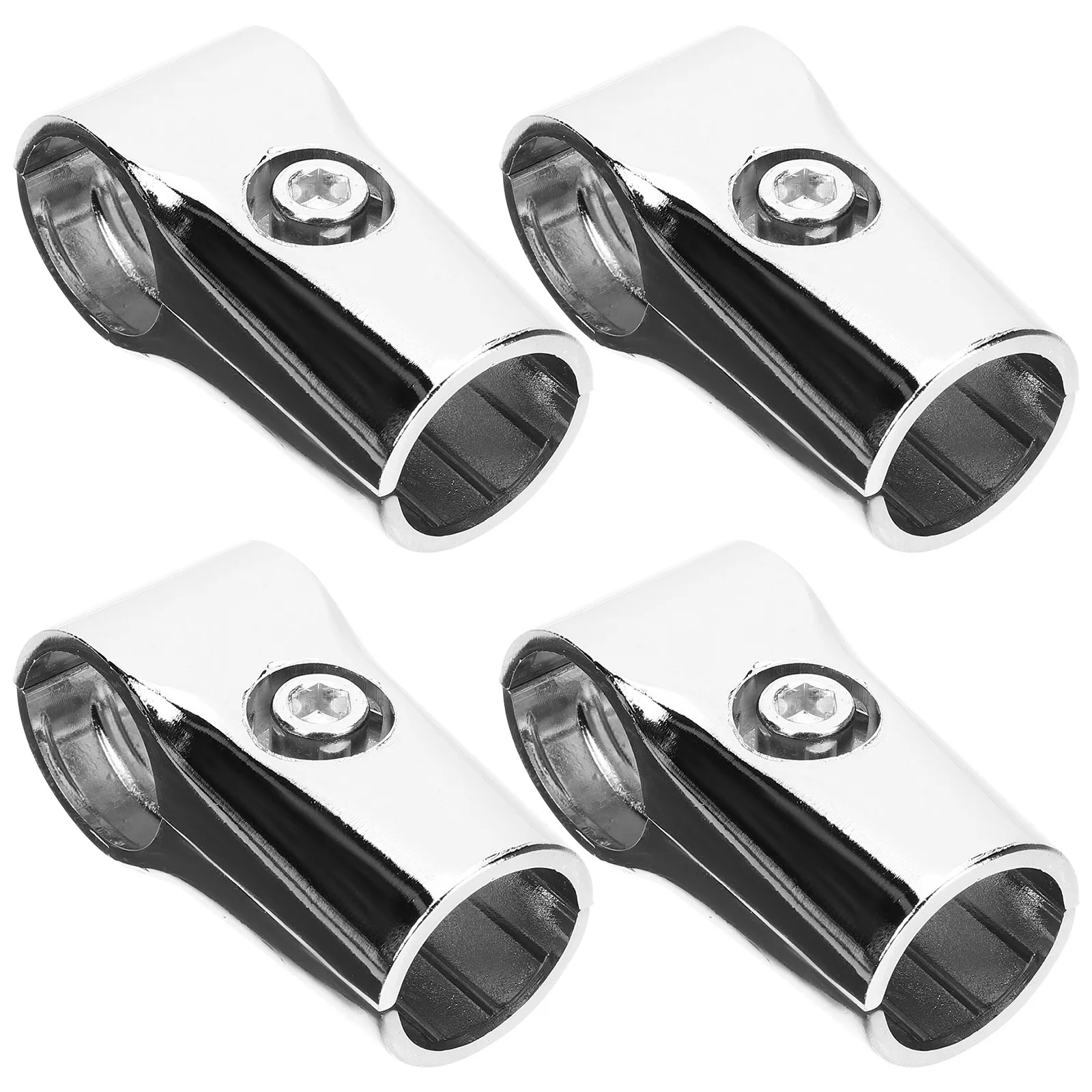 

4 шт. соединителей для штанг в шкафу из нержавеющей стали, держатели для штанг из алюминиевого сплава, фитинги для одежды, полотенец, ремней