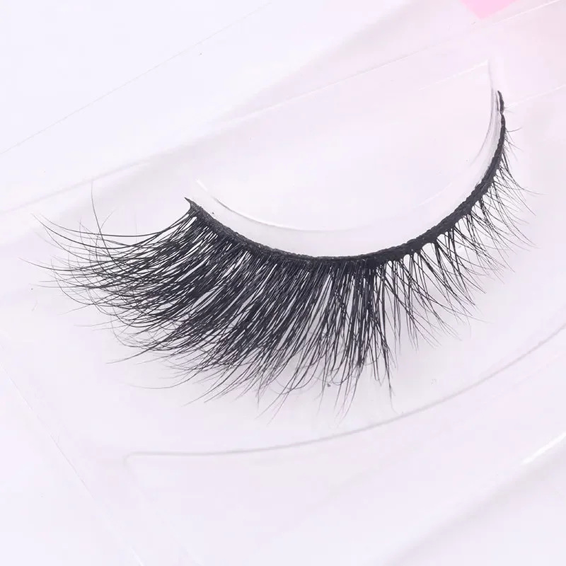 3D Mink Handmade False Eyelashes - Natural, Realistic, Thick, Messy End