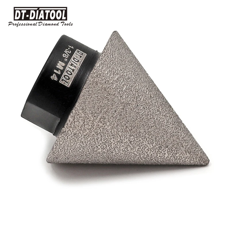 

DT-DIATOOL 1pc Vacuum Brazed Diamond Bits Finishing Hole 35mm M14 Beveling Chamfer Marble Ceramic Granite Enlarge Milling Tools