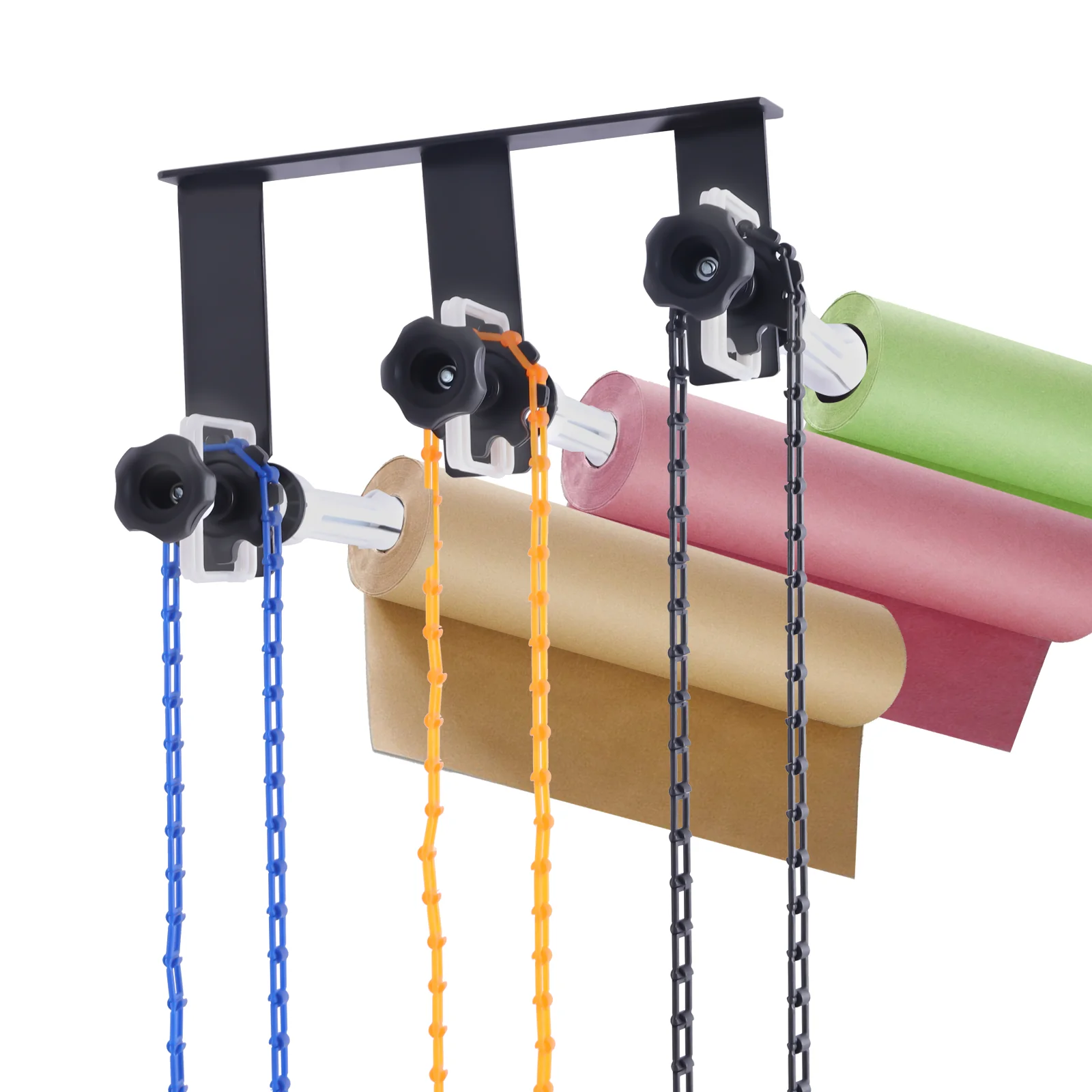 Parede Fotografia Backdrop, Rolo De Fundo Manual, Sistema De Suporte, 3 Rolo