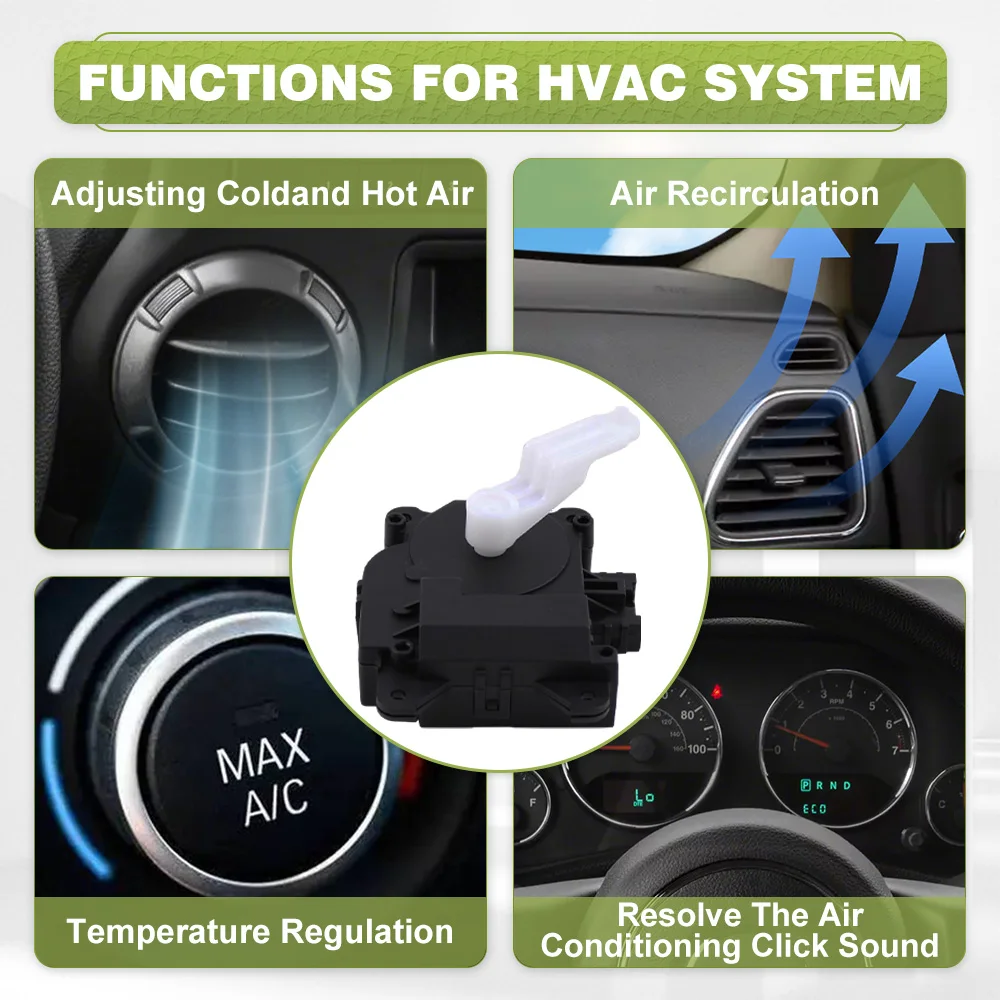 Black HVAC Air Door Actuator Plastic and Metal Fit For Lexus GS300 1998 1999-2005 HVAC Heater Blend Door Actuator