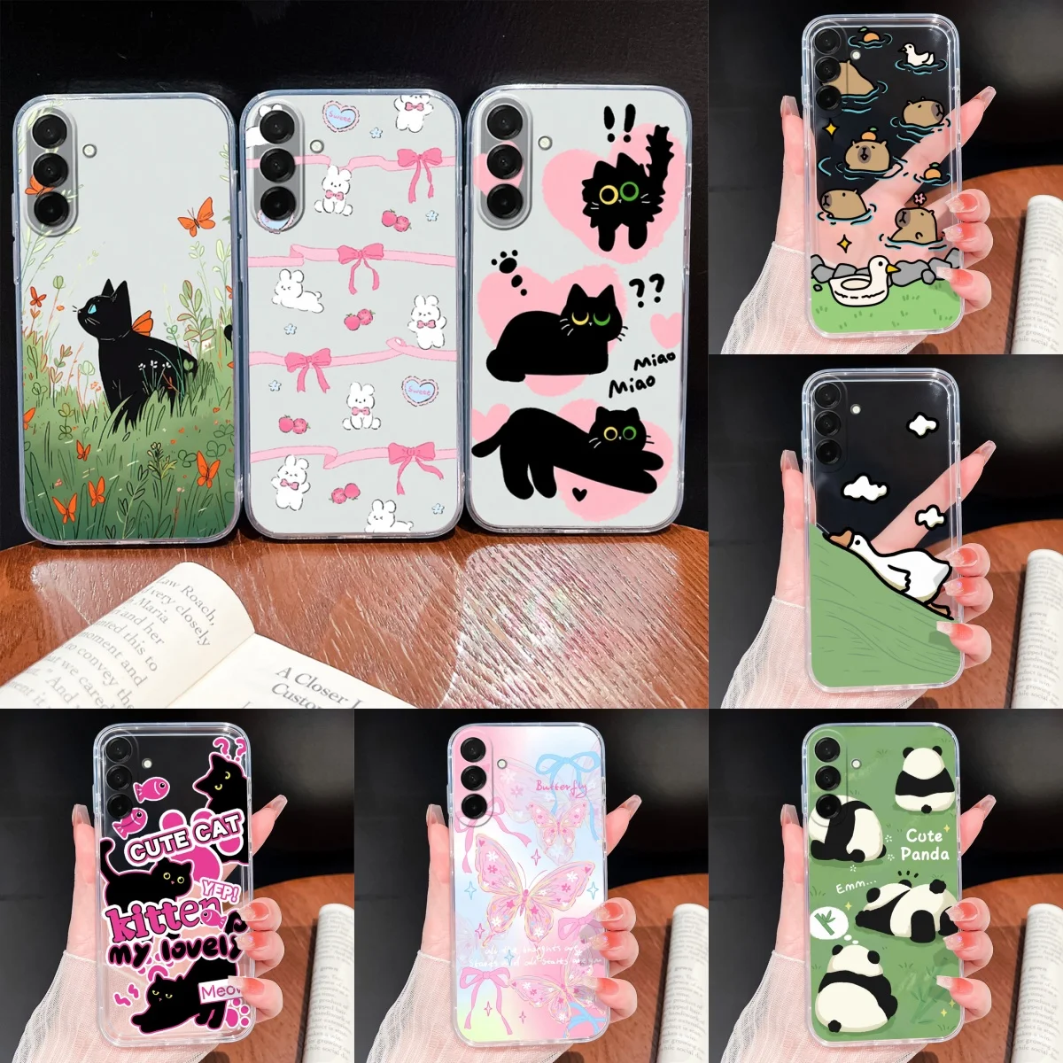 Case For Samsung Galaxy A27 5G Funny Animal Vibe Phone Shell Soft Clear TPU Silicone Shockproof Bumper For GalaxyA27 Back Cover