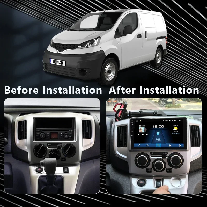 Car Radio Android 13 For Nissan NV200 NV 200 2009- 2016 GPS Navigation Stereo Multimedia Player Auto Carplay 4G GPS Wifi No 2din