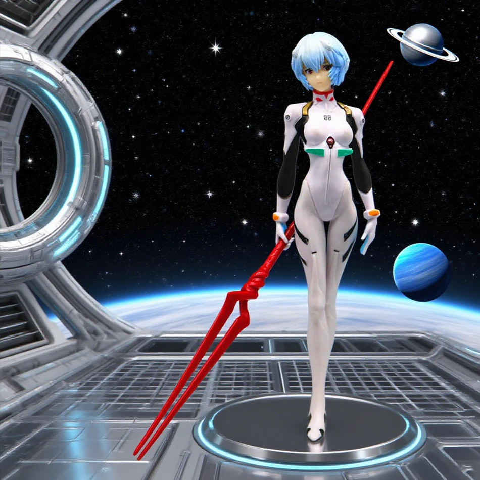 ฟิกเกอร์อนิเมะนีออนเจเนซิส เอวาโลยั่งยูนิเวอร์ส รุ่นใหม่ สร้างใหม่จากอนิเมะนีออนเจเนซิส เอวาโลยั่งยูนิเวอร์ส ตัวละครอายานามิ เรย์ สาวเซ็กซี่ แอ็คชั่นฟิกเกอร์ พีวีซี ของเล่นสะสม ของขวัญ