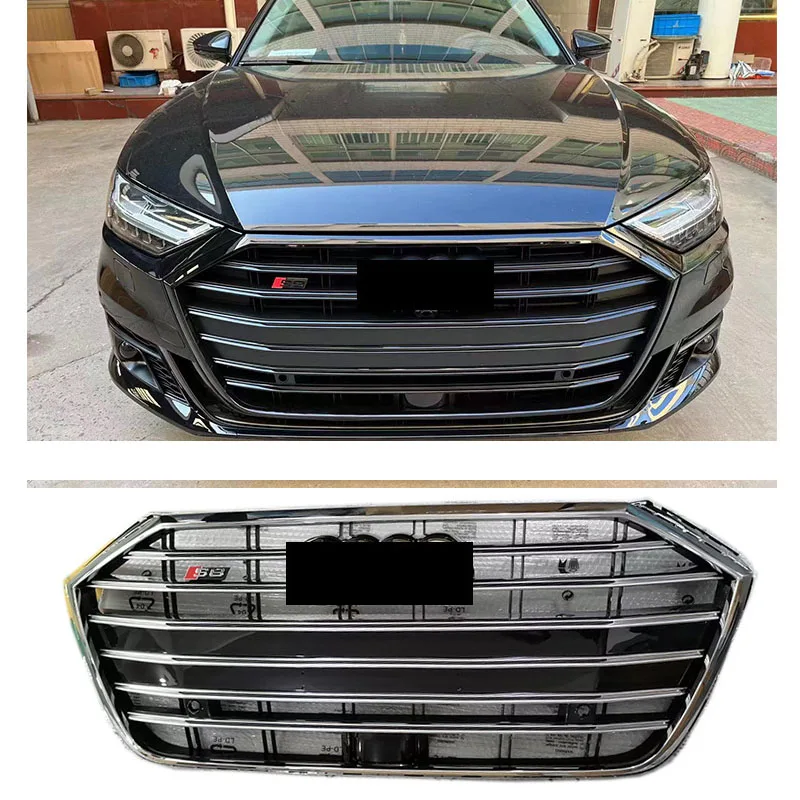 

For 2019-2022 Audi A8 S8 Grille D5 ABS Plastic Grille Modification Car Accessories