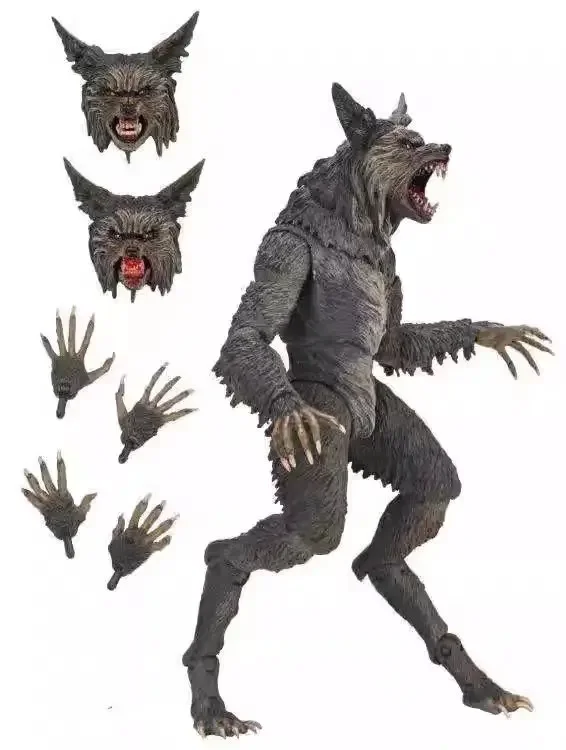 NECA 05100 The Howling Ultimate Werewolf 7-calowa figurka anime, zabawka kolekcjonerska, model, ozdoba