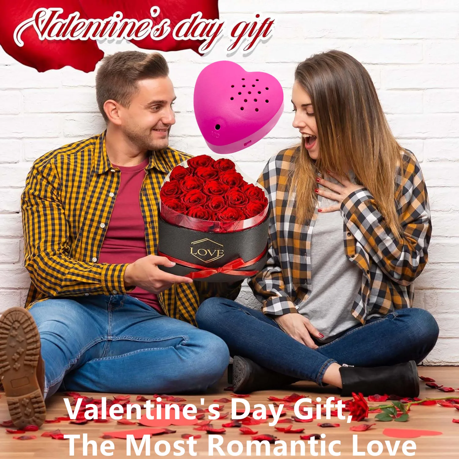 

IN STOCK Valentine's Day Gift 30 seconds Voice Recorder Message Voice Box DIY Recordable Sound Module For My Wife My Husband