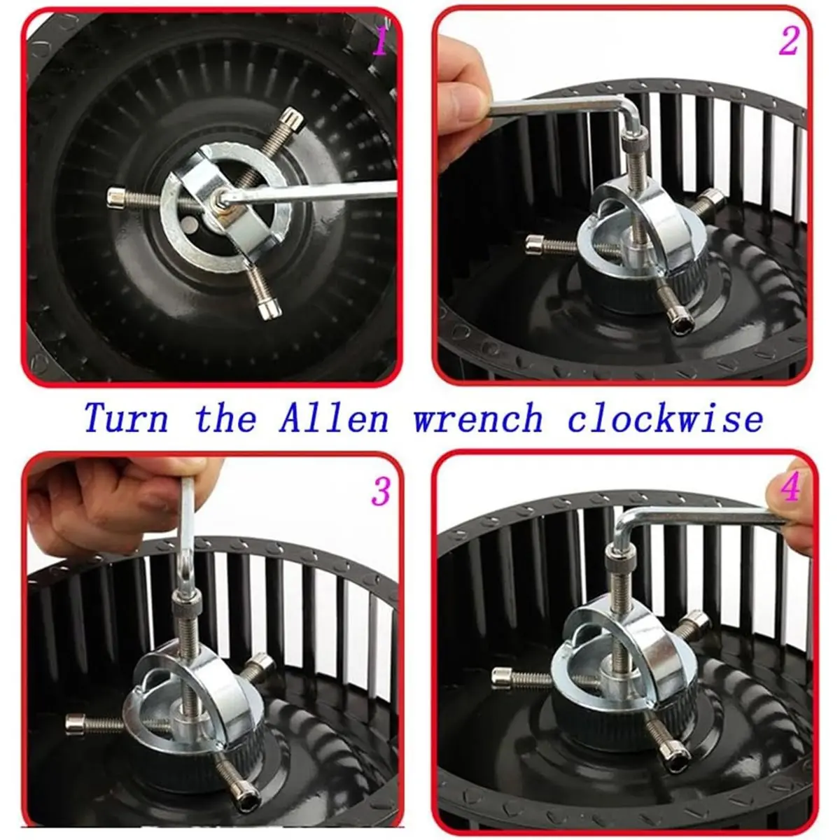 Fan Blade Blower Wheel Puller Range Hood Cleaning Tool, Heavy Duty Wind Wheel Removal Pull Appliance Blower Wheel Puller