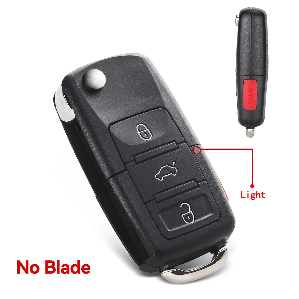 KEYYOU 2 3 Tasten Für Volkswagen VW Passat Polo Golf Touran Bora Ibiza Leon Octavia Fabia Klapp Flip Key Shell fall Keine Klinge