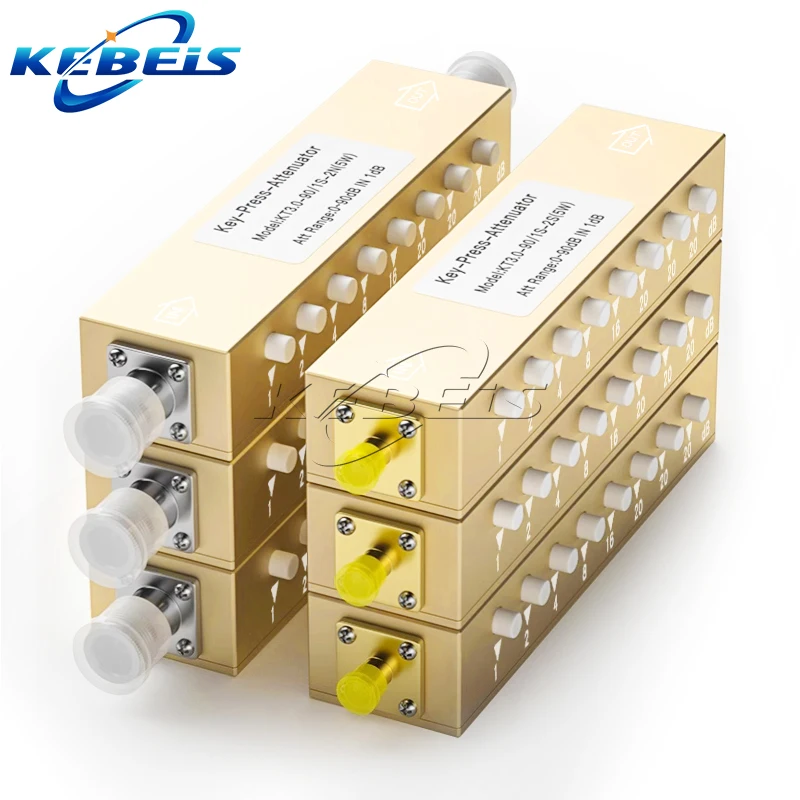 1PCS Key Press 2W 5W N Type SMA RF Adjustable Button Signal Attenuator 0-30dB 60dB 90dB Button Step Adjustable Attenuator 0-4GHz