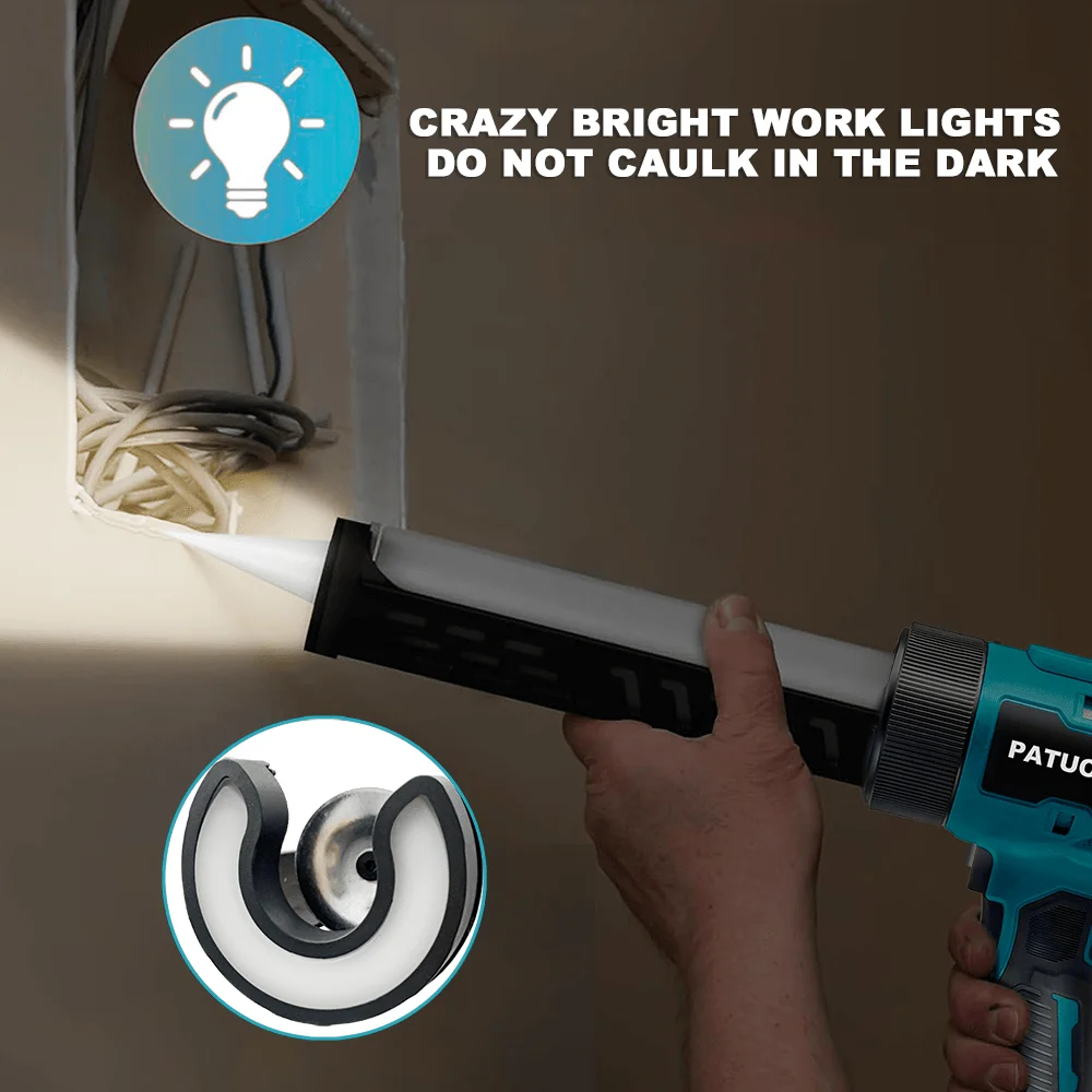 مسدس السد الزجاجي الكهربائي اللاسلكي متعدد الوظائف 6 مسدس غراء ملء السرعة القابل للتعديل لبطارية ماكيتا 18 فولت (بدون بطارية)