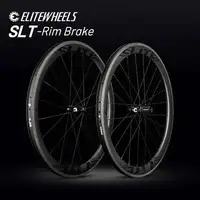 ELITEWHEELS SLT ruedas de carbono para carretera Aero 3K freno de sarga rodamiento de cerámica Pilar de cubo 1423 radios cubierta juego de ruedas sin cámara