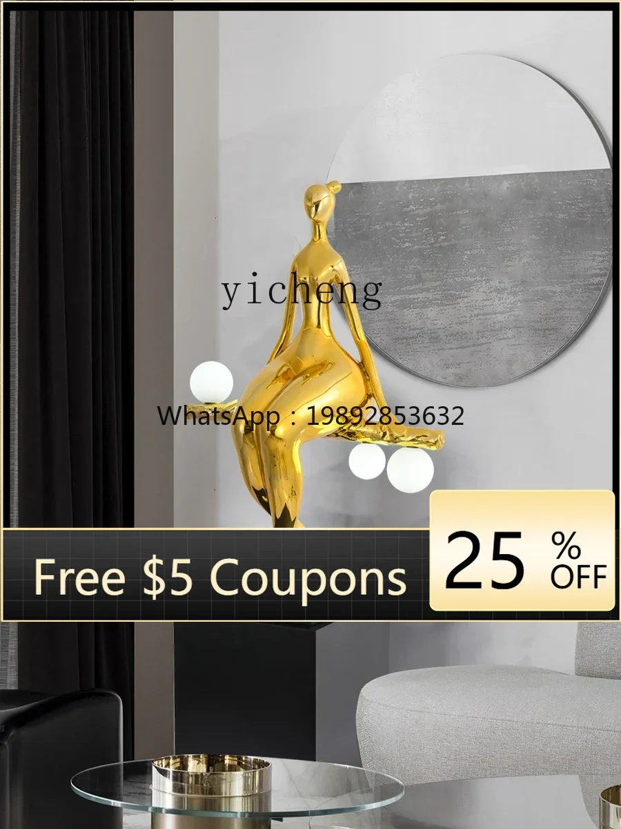 

AB Creative Figure Art Sculpture Home Living Room Decoration Ornaments