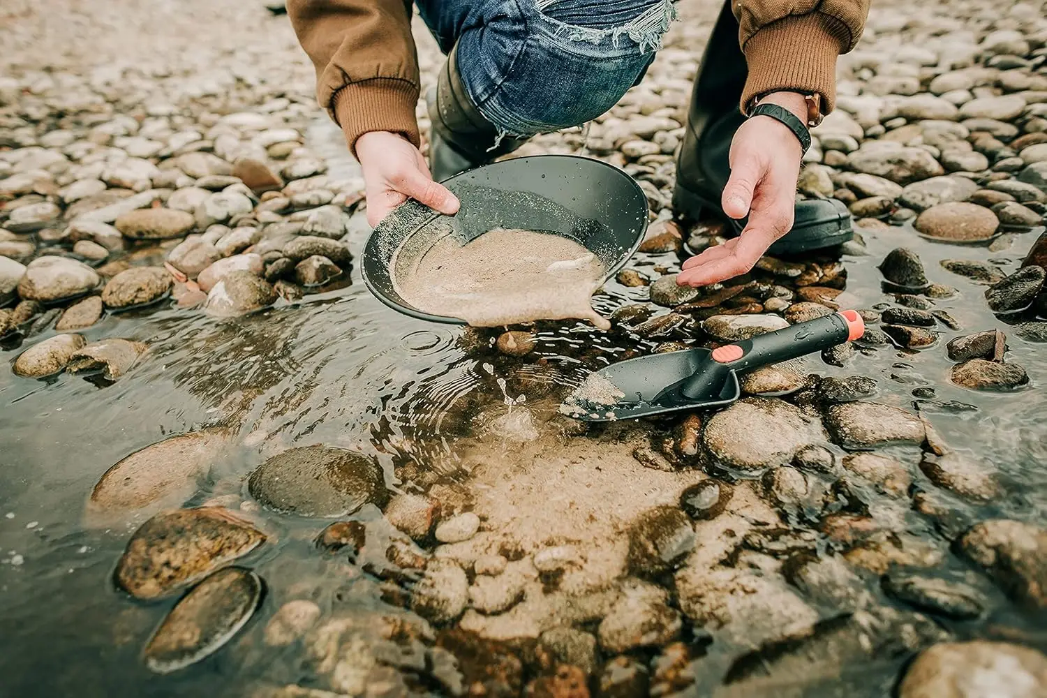 Espátula de jardim de plástico resistente-pá manual ergonômica durável para plantio, escavação, capina-ferramentas de jardinagem para adultos