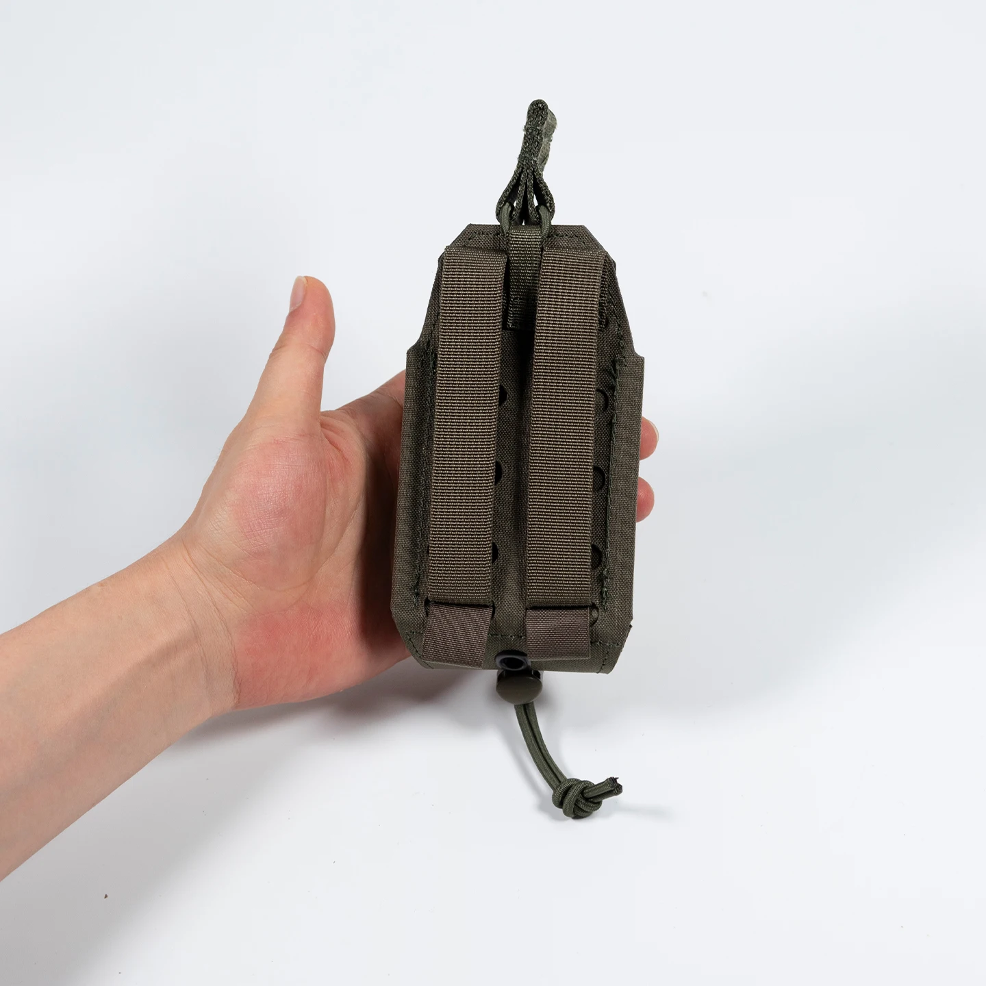 M4 Doppel- & Dreifach-Magazintaschen, Mehrzwecktasche, Schnellzugriff, 500D Nylon, Ranger-Grün – Detail 17