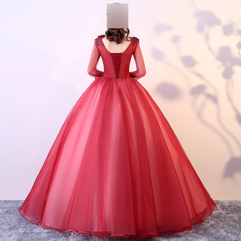 Elegant Ball Gown Women Quinceanera Dresses Tulle Appliques Prom Birthday Masquerade Party Gowns Formal Vestido De Noche