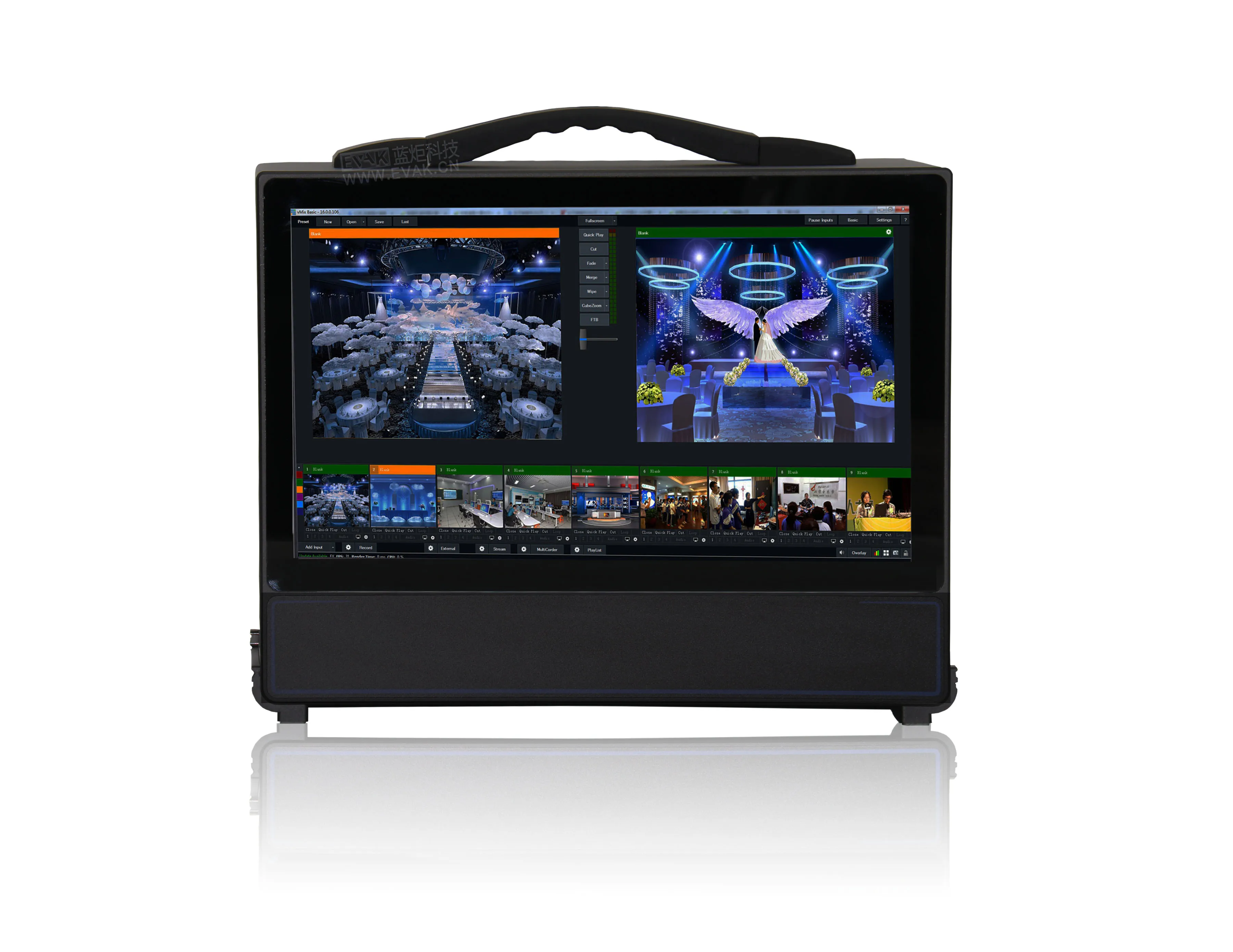 

2026 Portable Live Broadcating and Streaming Studio with ATX Mothborad