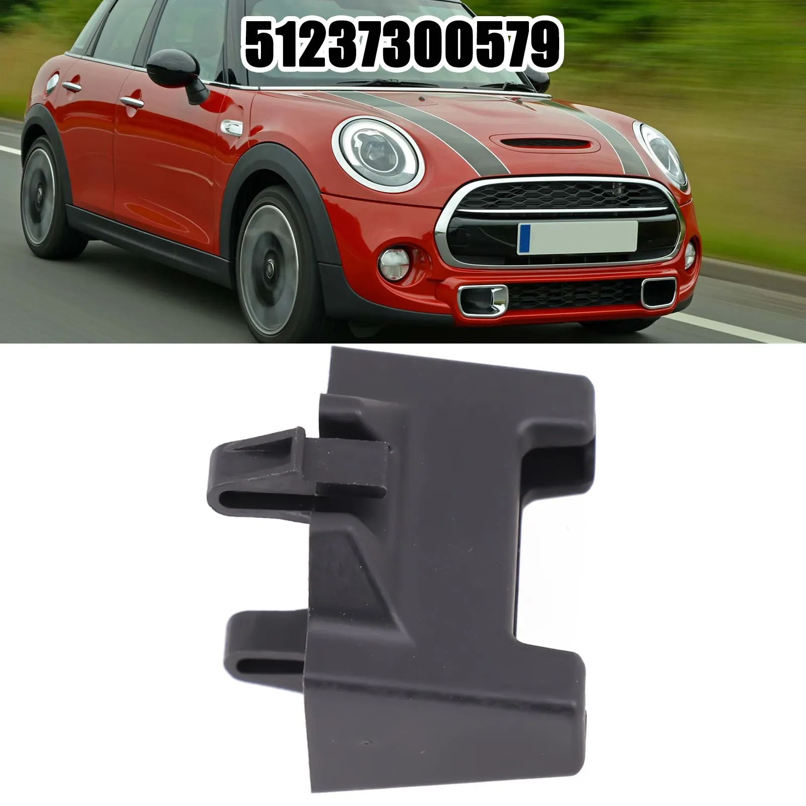 Fitment for bonnet Hood Lock AntiTamper Shield for Bmw/for mini F55 F57 51237300579 Direct Replacement Long lasting