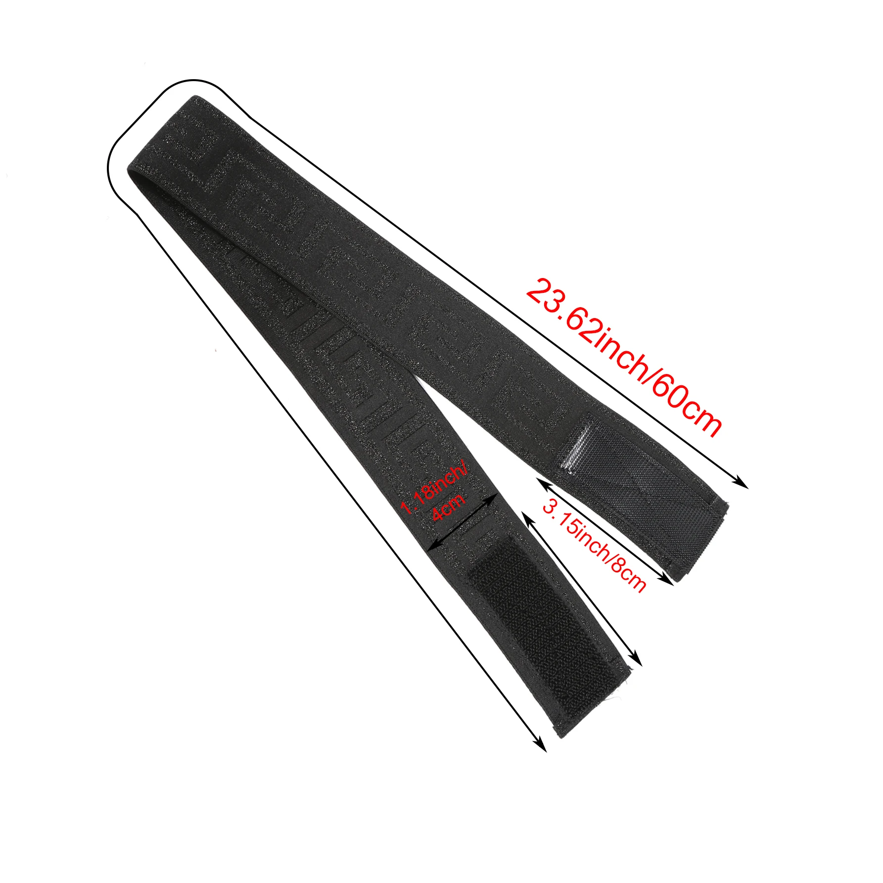 Faixa elástica para peruca, faixa ajustável para borda de peruca, tiras de cabelo, lenço antiderrapante com fita mágica, 4cm de largura