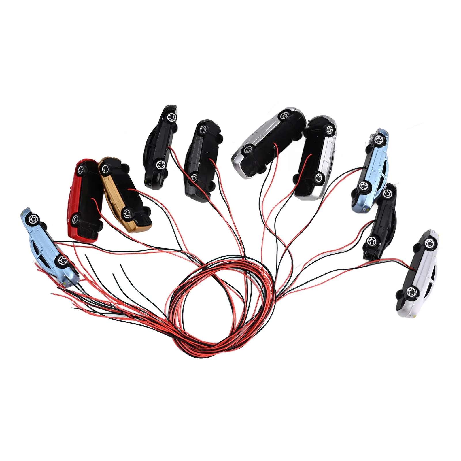 Model Trains Model Car Train Toys With Wires And Bulbs 10 Pcs 1:87~1:100 45mm(L) X 16mm(W) X 11mm(H) 6V Gifts Home