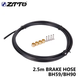 ZTTO Bicycle BH90 BH59 Hydraulic Disc Brake Hose 2.5m Connector Insert Olive Set For Parts m610 315 355 SLX XT m8000 MTB Bike