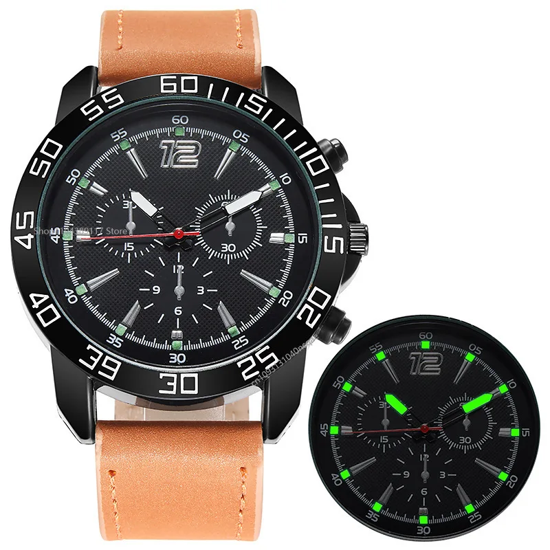 Orologio sportivo luminoso Relogio Masculino Orologi da uomo di lusso Cinturino regolabile Quadrante digitale Orologio al quarzo casual da lavoro