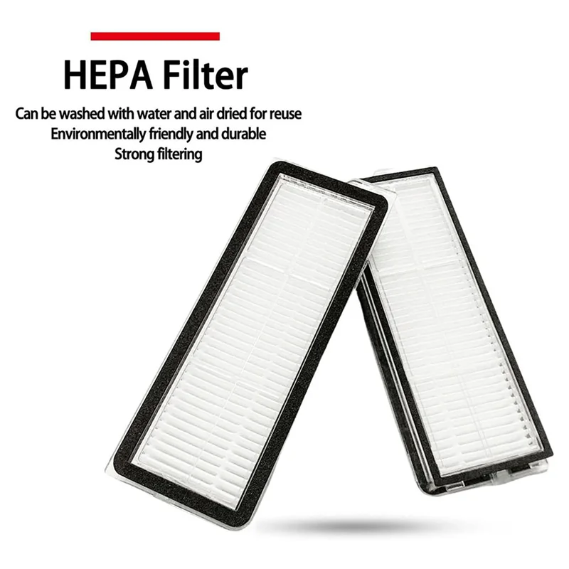 

ABBP-8X Compatible For Roborock Qrevo Curv / P20 Pro Robot Vacuum Replacement Parts Hepa Filter Mop Cloth Dust Bag