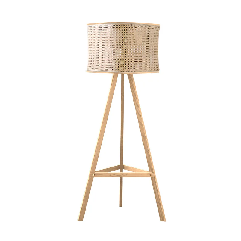 

Japanese-style mobile rattan screen, folding lamp shelf, apartment furniture floor lamp rattan lamp cover, simple entrance foldi