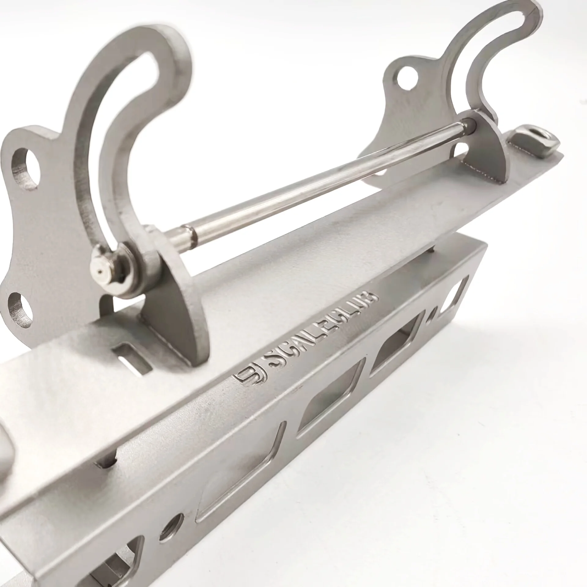 RC 1/14 Vordere Drehhalterung Klappscharnier für Tamiya Hydraulikbagger, Lader, Muldenkipper, für MAN VOLVO Anhänger Kipper DIY-Teil – Detail 1