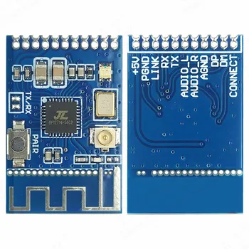 BT 4.1 ses verici verici modülü kurulu Stereo ses frekans emisyonu USB ses kartı BT modülü