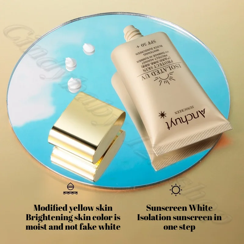 SPF50+ Yanchun Tang Brightening Sunscreen Anti-sun Injury Isolation UV Refreshing, non-greasy and anti-sweat lasting 30g