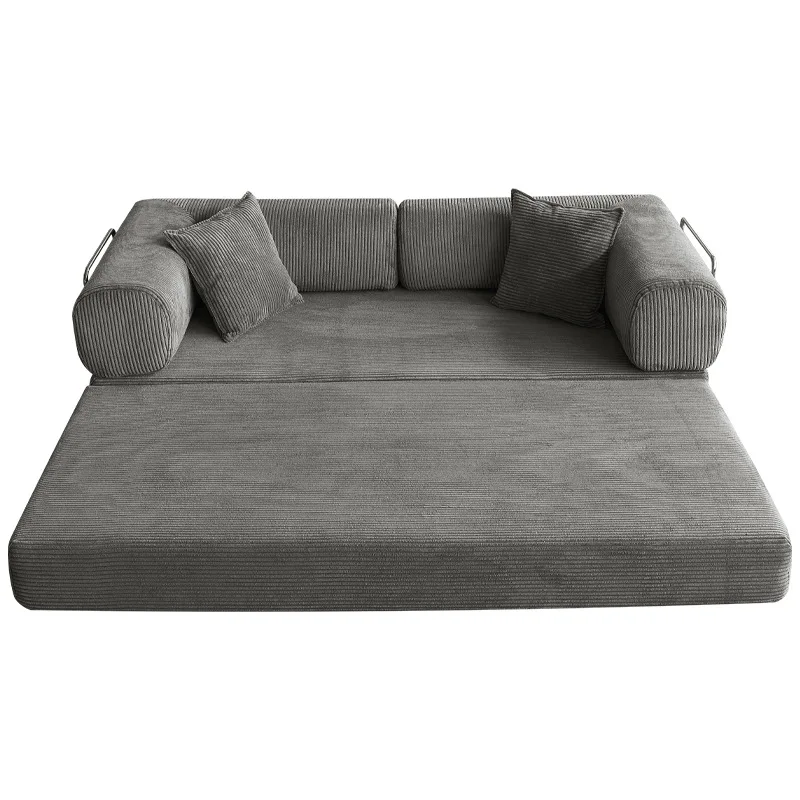 

Compression sofa movable module lazy sofa designer net red corduroy fabric bed light luxury