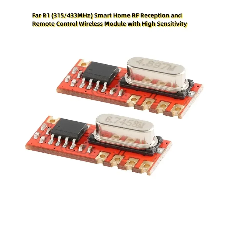 5PCS Far R1 (315/433MHz) Smart Home RF Reception and Remote Control Wireless Module with High Sensitivity