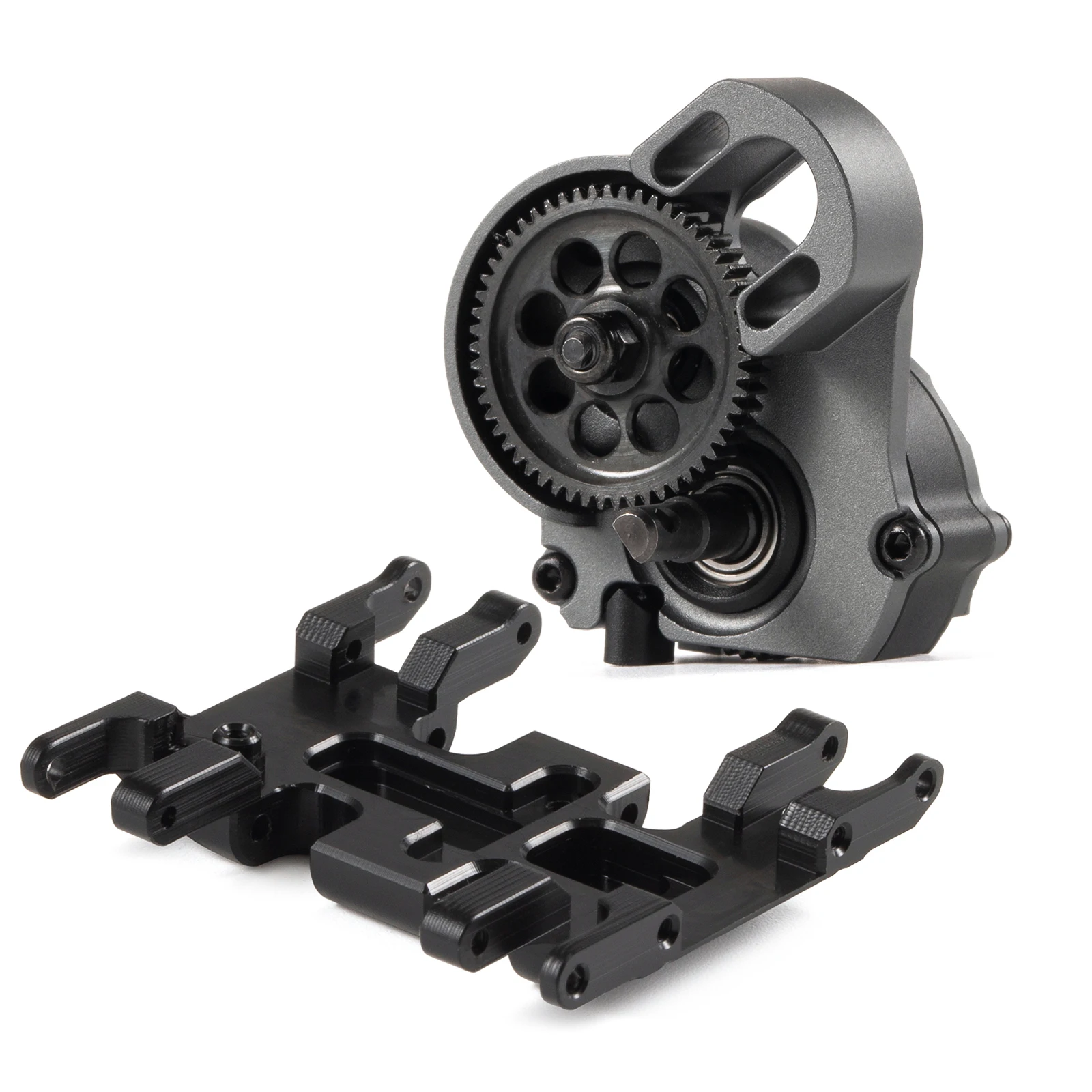 Transmisión MR24 con 21% de sobremarcha y deslizador de Delrin para SCX24 AX24, kit de mejora de rendimiento para Rock Crawler RC 1/24 personalizado