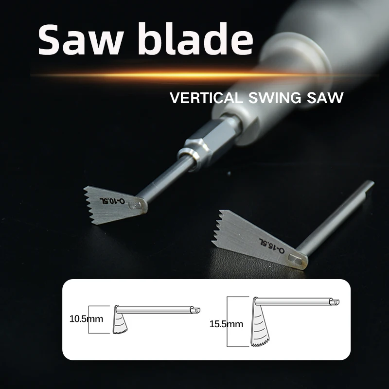 Dental Micro Saw Surgical Handpiece 1.8mm Reciprocating Oscillating Saggital Straight Saw Hand Piece