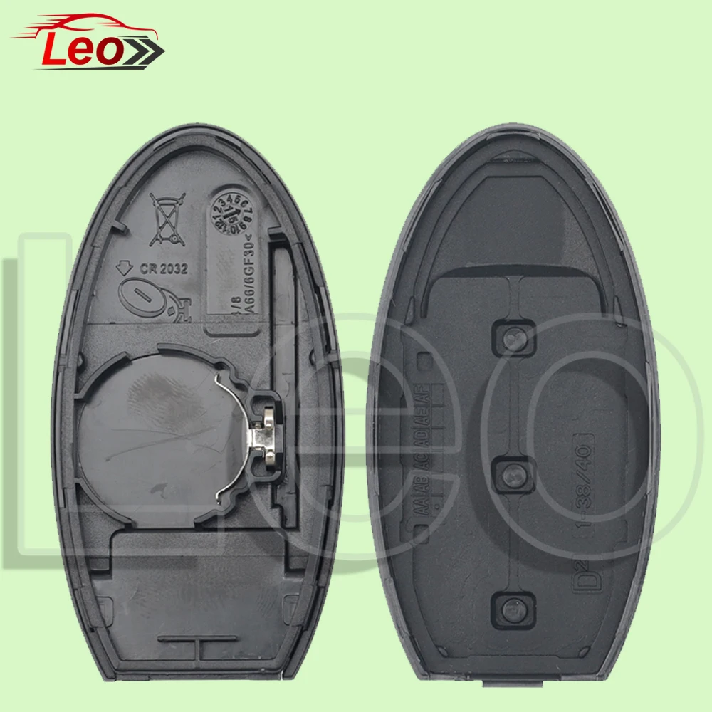 Leo fcc: kr5s180144106 433mhz id: 4a-chip chave remota inteligente do carro mundial 2/3/4/5 botões para nissan X-TRAIL 2014 2015 2016 2017 2018